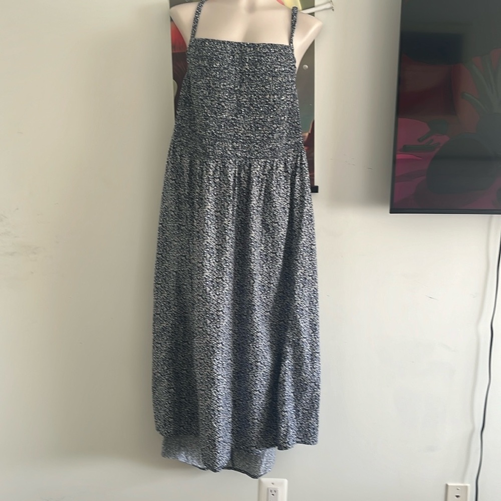 Old Navy, blue and white stretch top sundress, Size: 3X